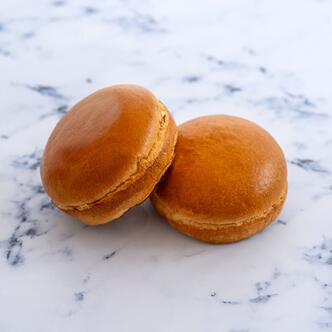 brioche buns on marble background 