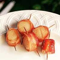 Scallops Wrapped in Bacon
