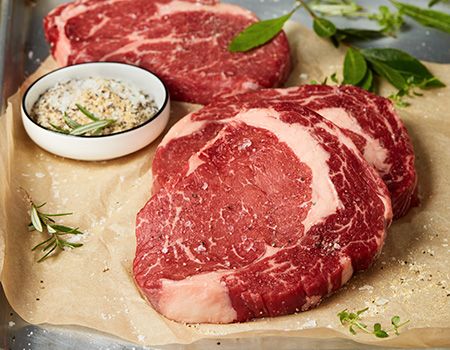 USDA Prime Steaks on Butcher Paper