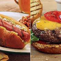 Steakburger and Hot Dog Deluxe