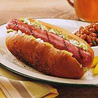 4 All-Beef Jumbo Hot Dogs, 3.2 oz each
