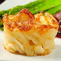 8 Potatoes Au Gratin, 4 oz each