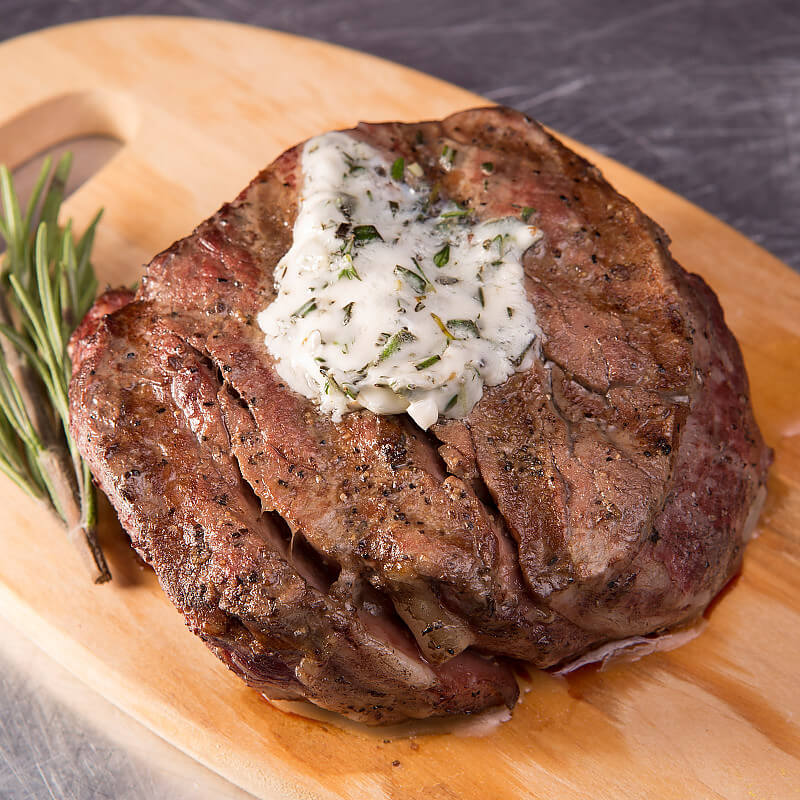 Filet Mignon with Herbed Butter