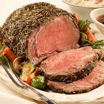 Herb Crusted Prime Rib Roast Recipe