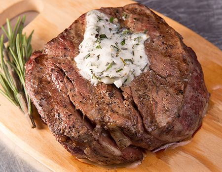 Filet Mignon with Herbed Butter