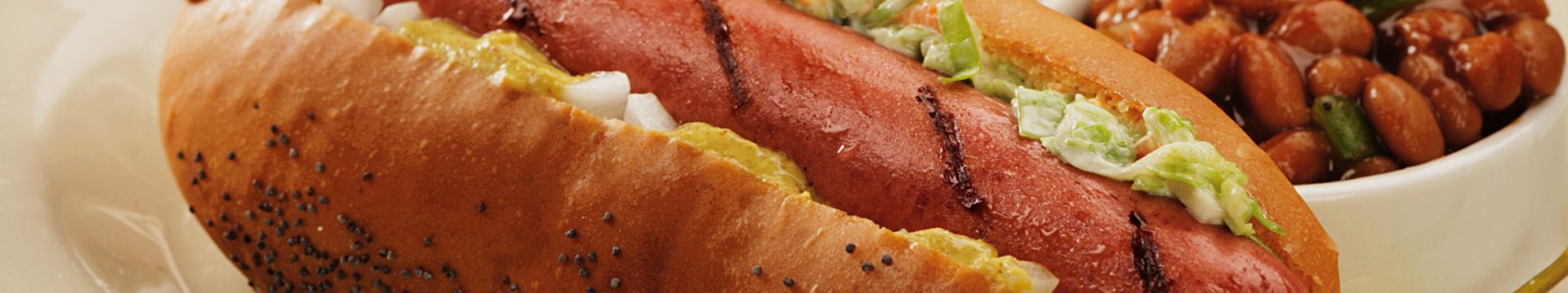 All-Beef Hot Dogs and Gourmet Brats