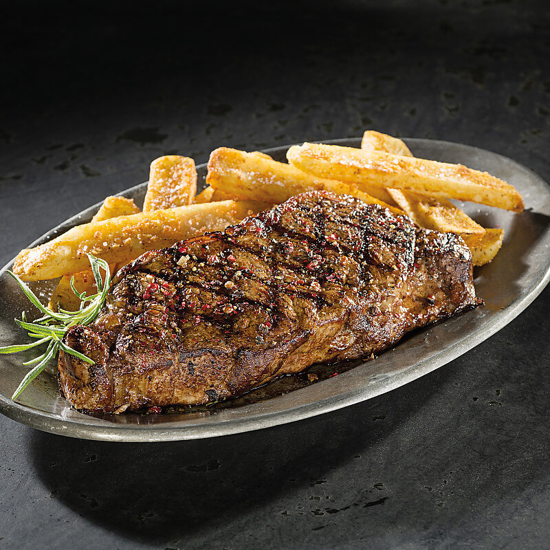 Peppered Garlic Steak