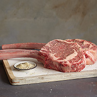 Uncooked Tomahawk Steak