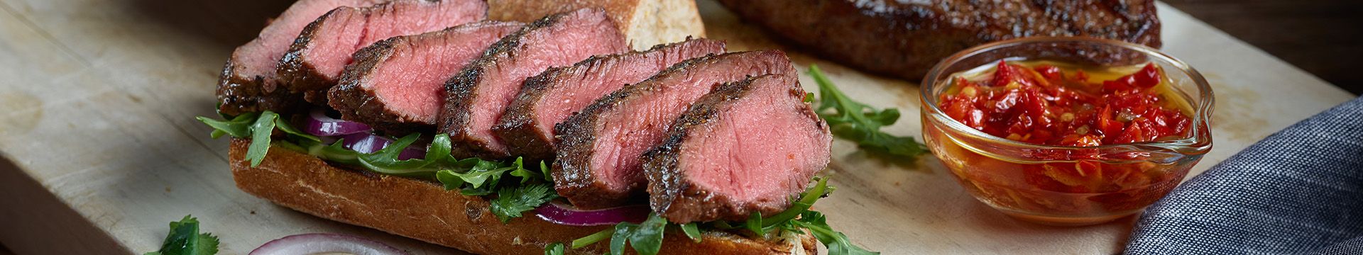 Premium Marinated & Plain Sandwich Steaks