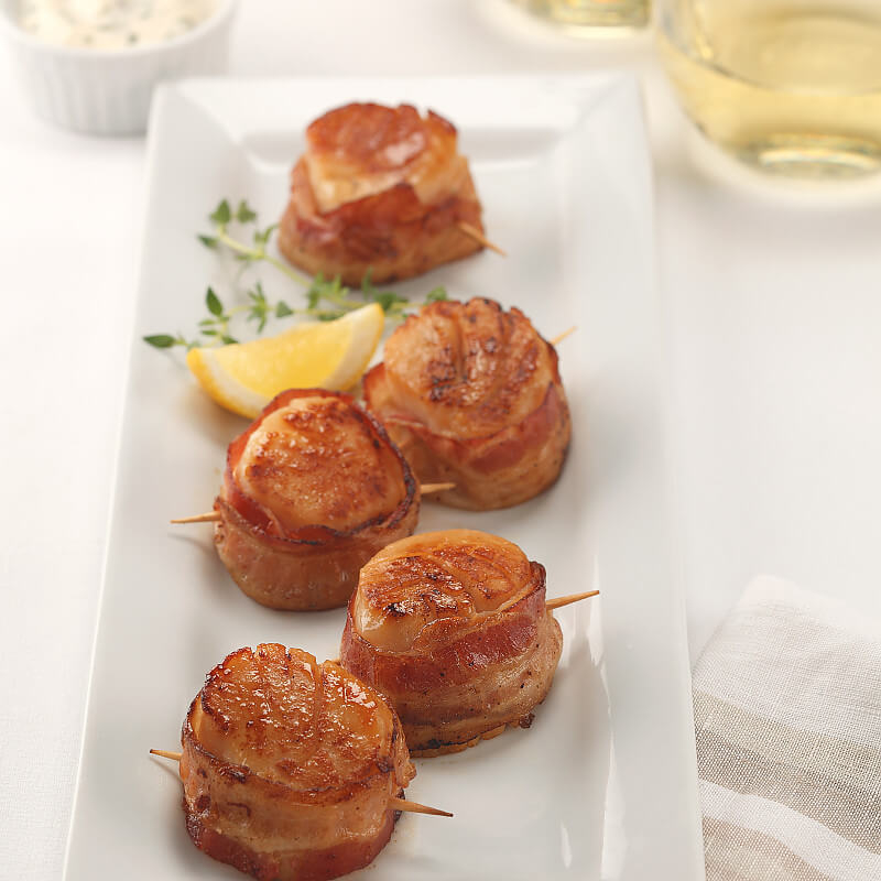 Seared Scallops with Bacon
